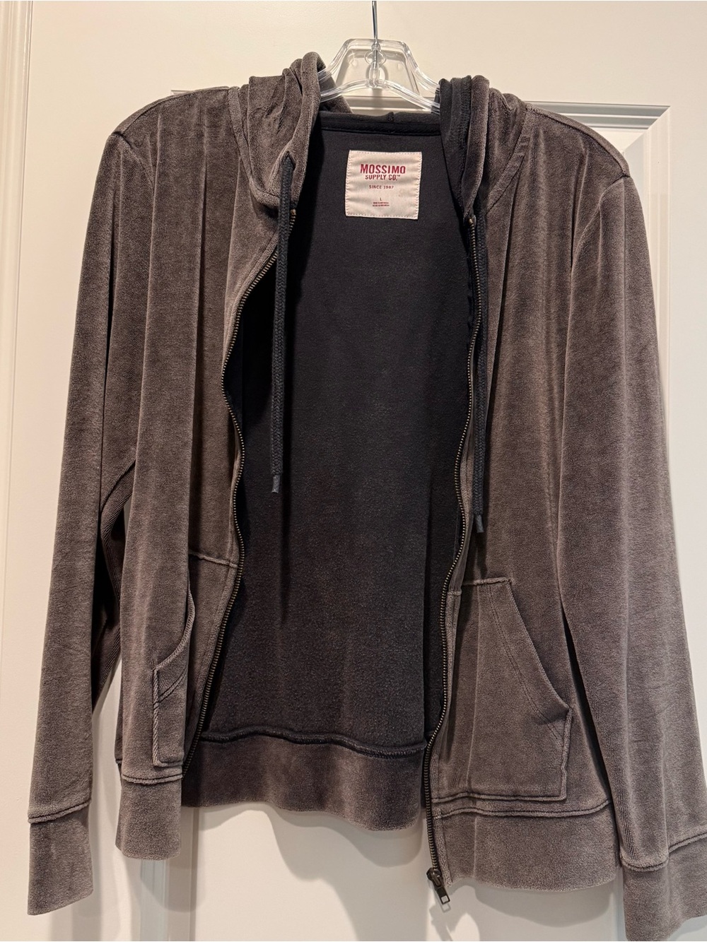 Grey Velvet Jacket